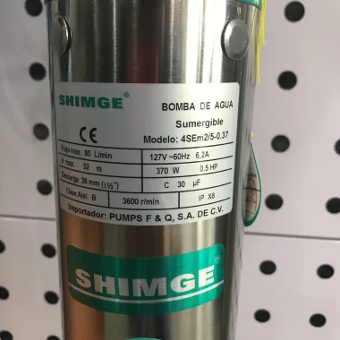 Bomba sumergible 1 2