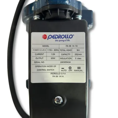 bomba presurizadora 60W 5