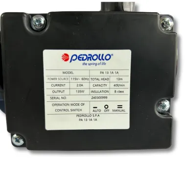 bomba presurizadora 135W 6